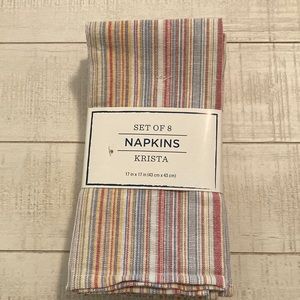 Set of 8 linen napkins
